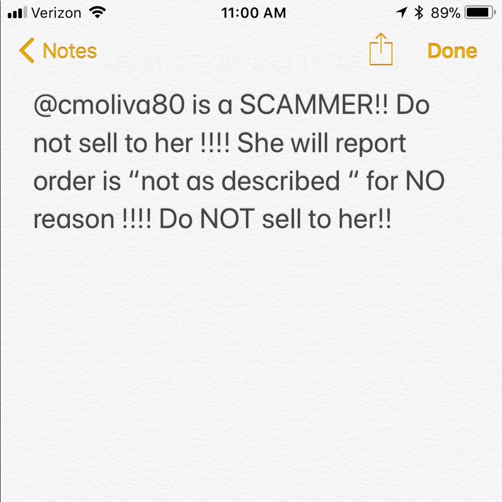 Scammer alert!!